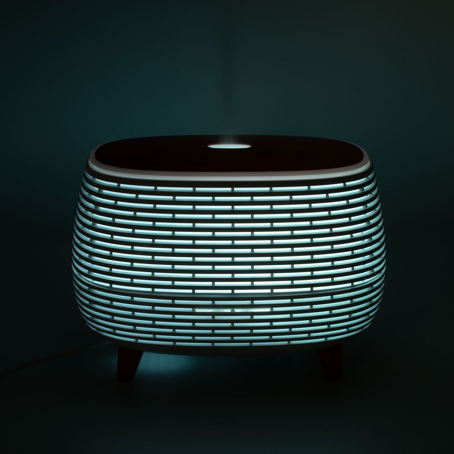 Aromaterapia Futurista com estrias - USB - Mudança de cor - Controlo remoto