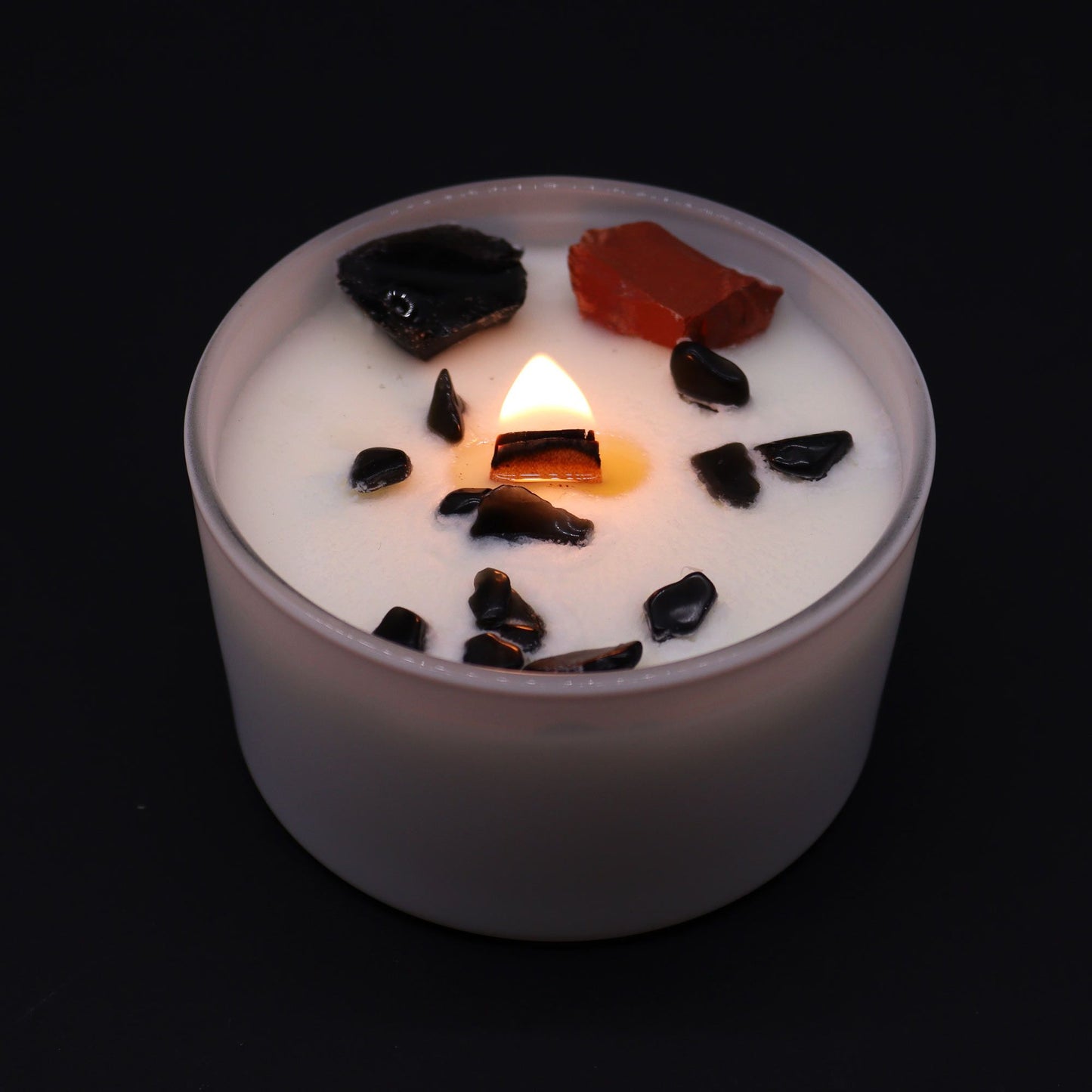 Vela de Cristal de Chakra - Chakra Raiz