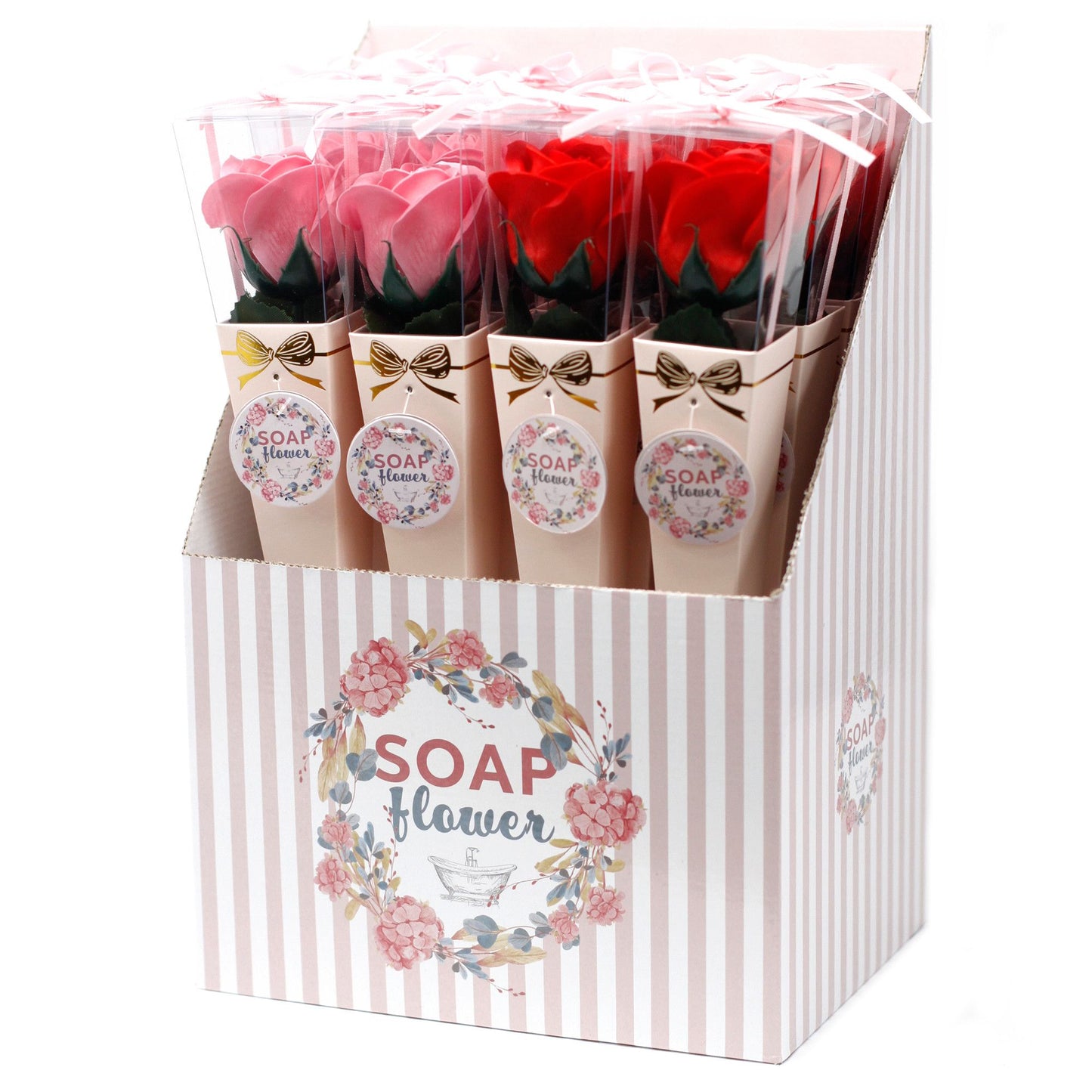Flor de Sabão - Rosas Médias (col. sortidos)