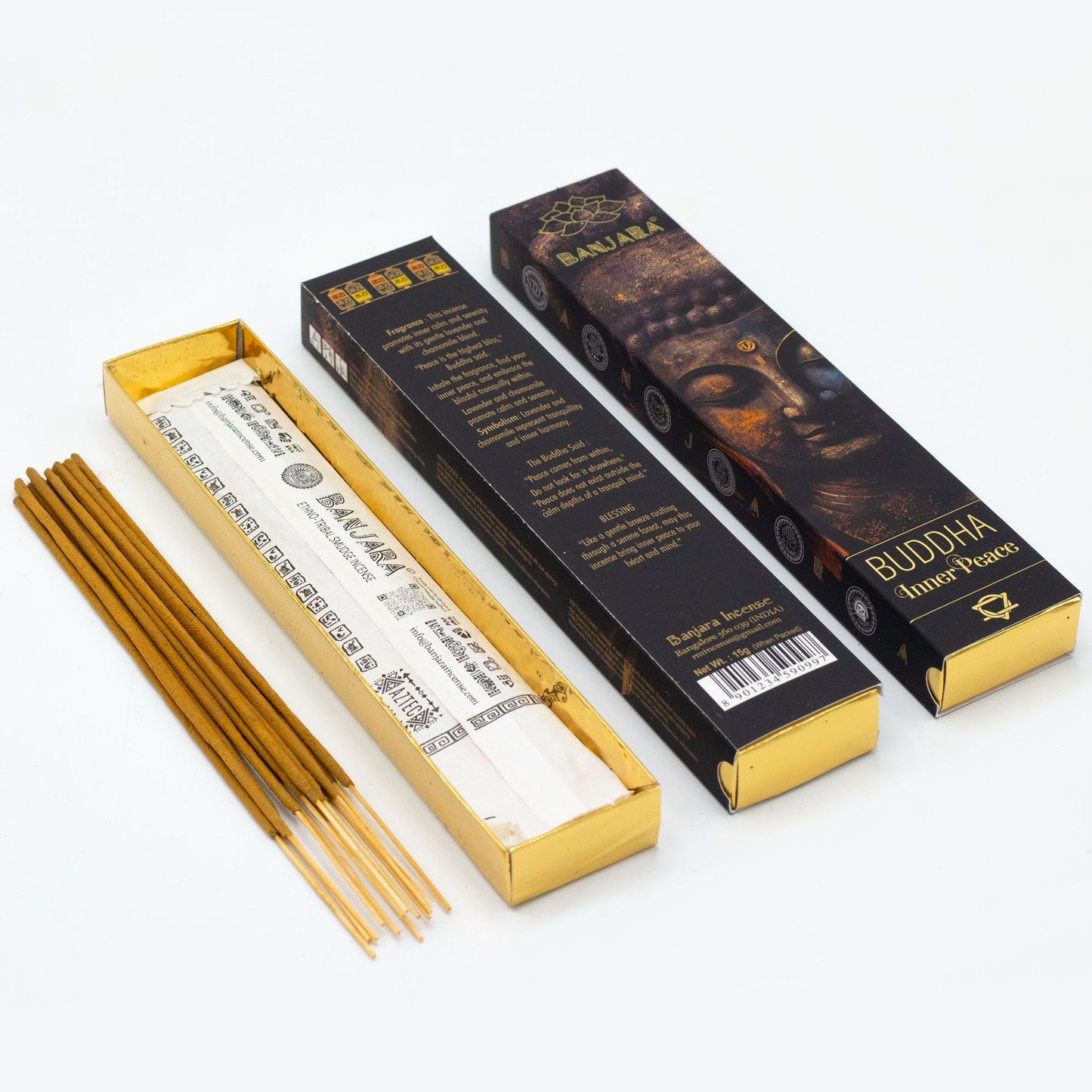 Incenso Banjara Buda - Set de Presente em Caixa (6 sortidos)