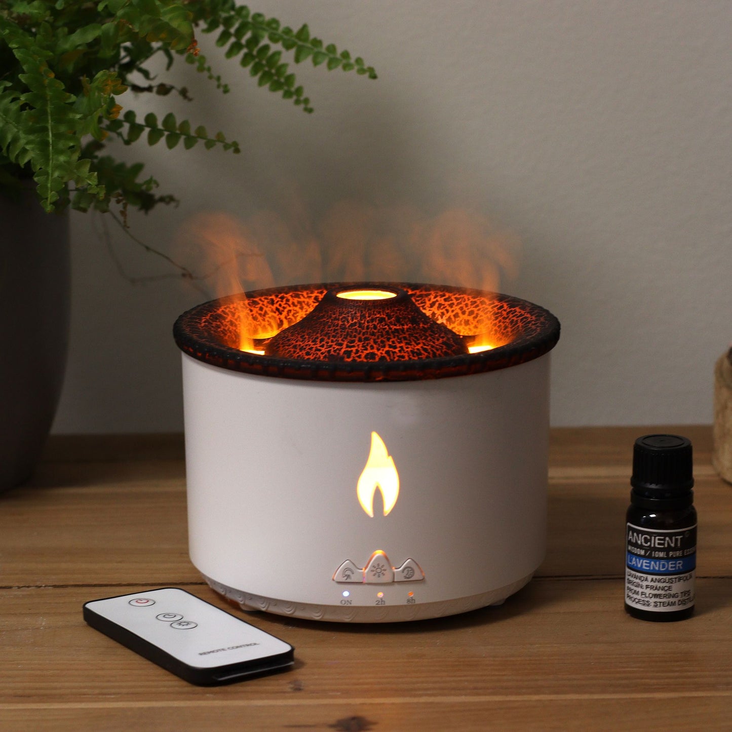 Difusor de Aroma Médio com Efeito Vulcão (tomada) Duas Cores