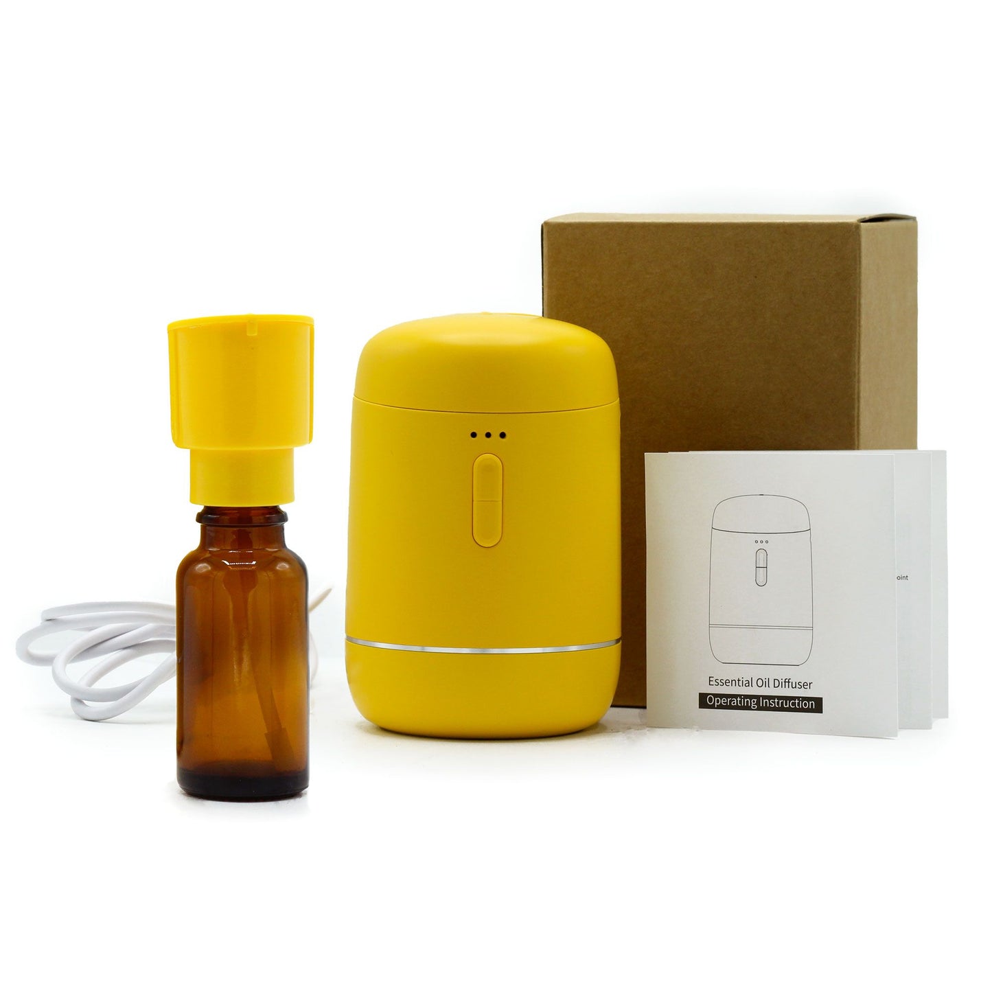 Nebulizador simples de óleo sem água - USB a C - Amarelo