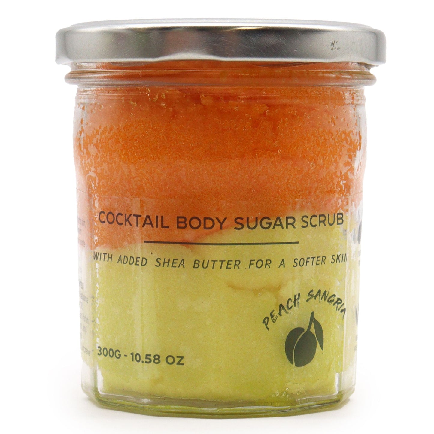 Esfoliante Corporal de Açúcar Perfumado - Sangria de Pêssego 300g