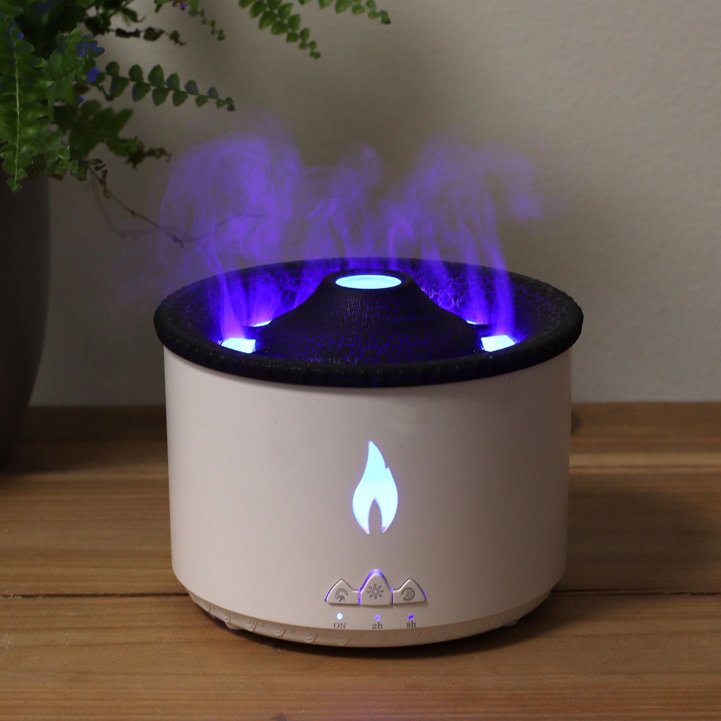 Difusor de Aroma Médio com Efeito Vulcão (tomada) Duas Cores