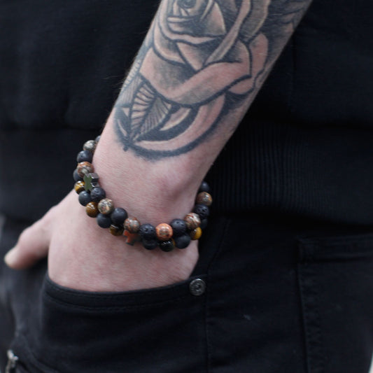 2 Pulseiras com Pedras Preciosas - Força