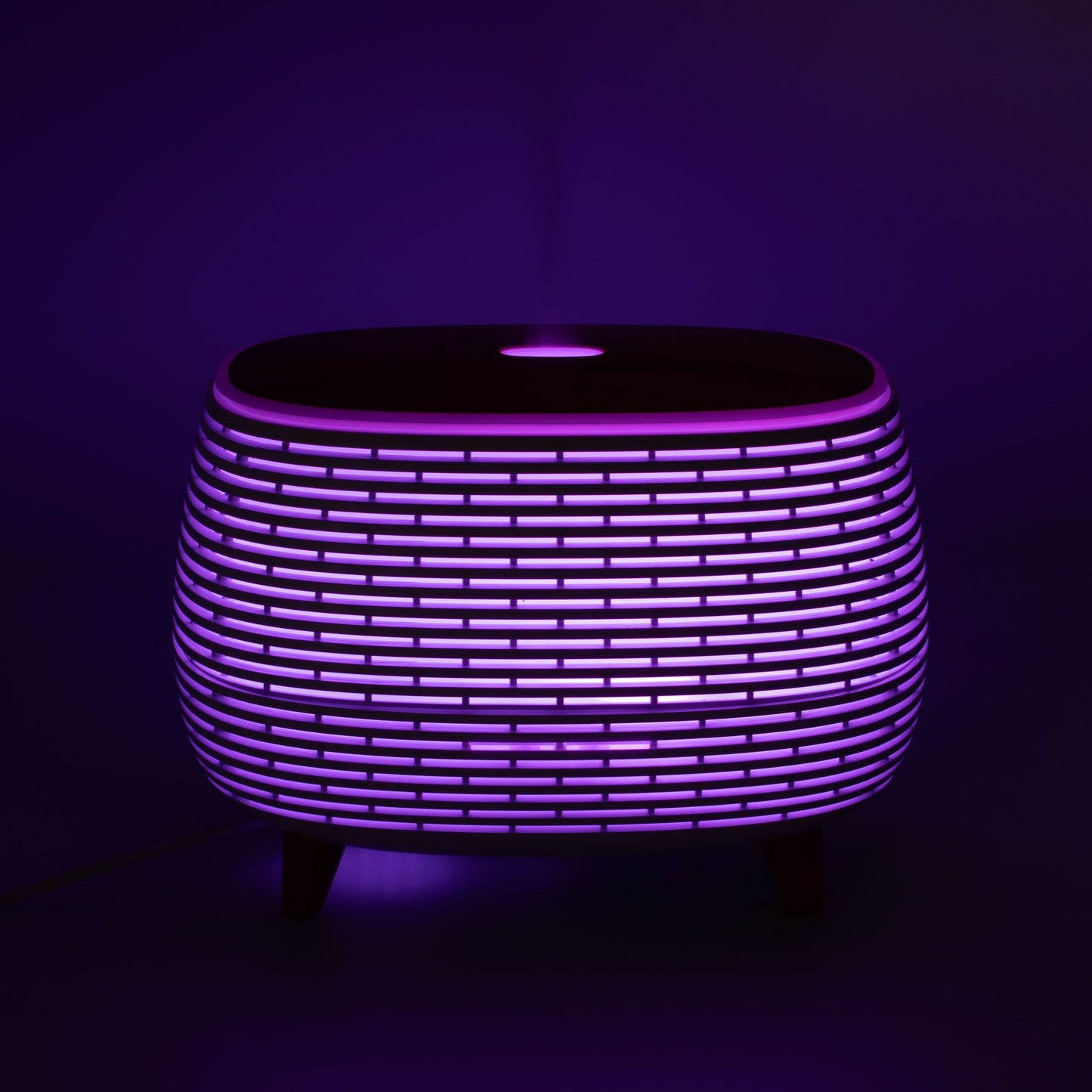 Aromaterapia Futurista com estrias - USB - Mudança de cor - Controlo remoto