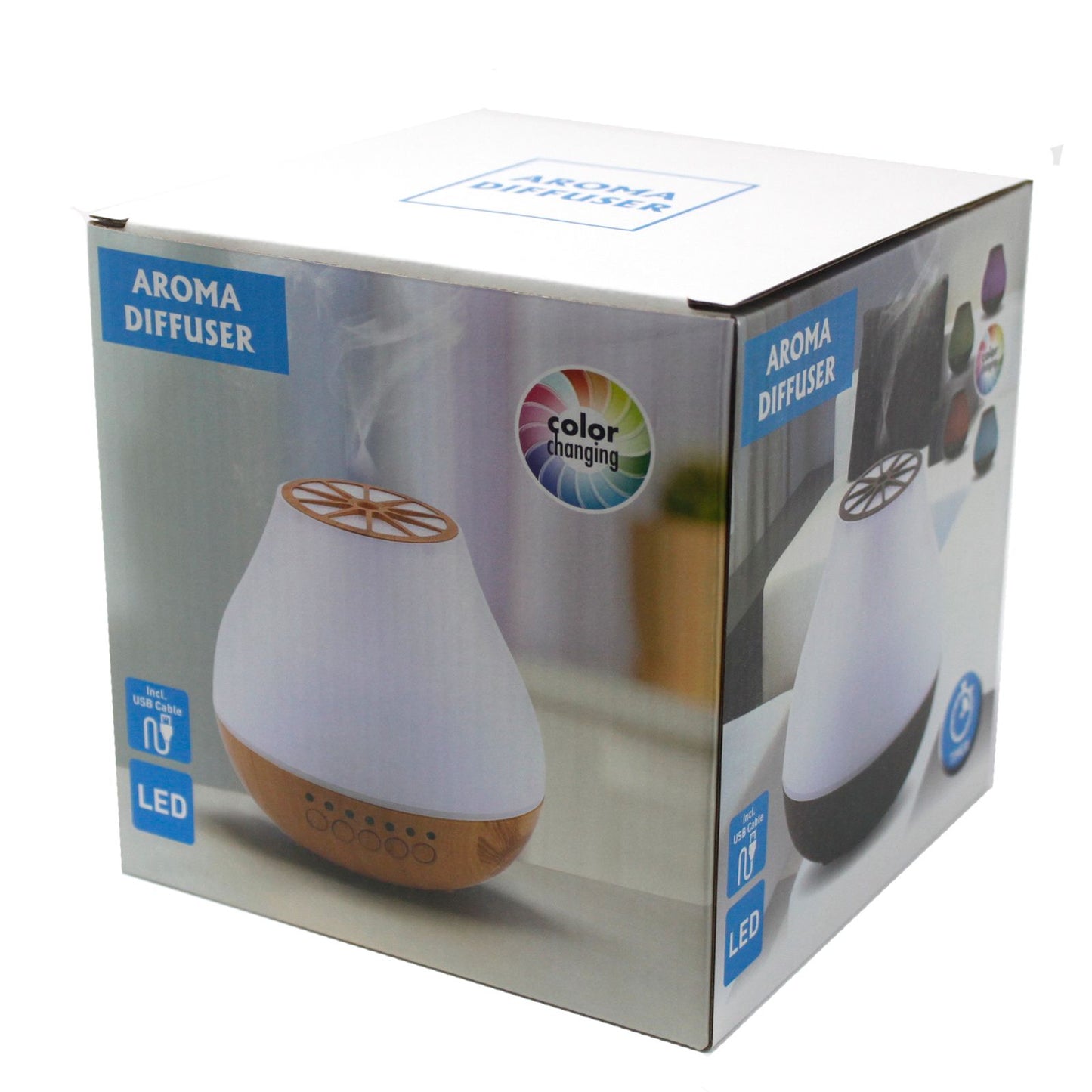 Atomizador Viena - Coluna Bluetooth - USB - Mudança de cor - Temporizador