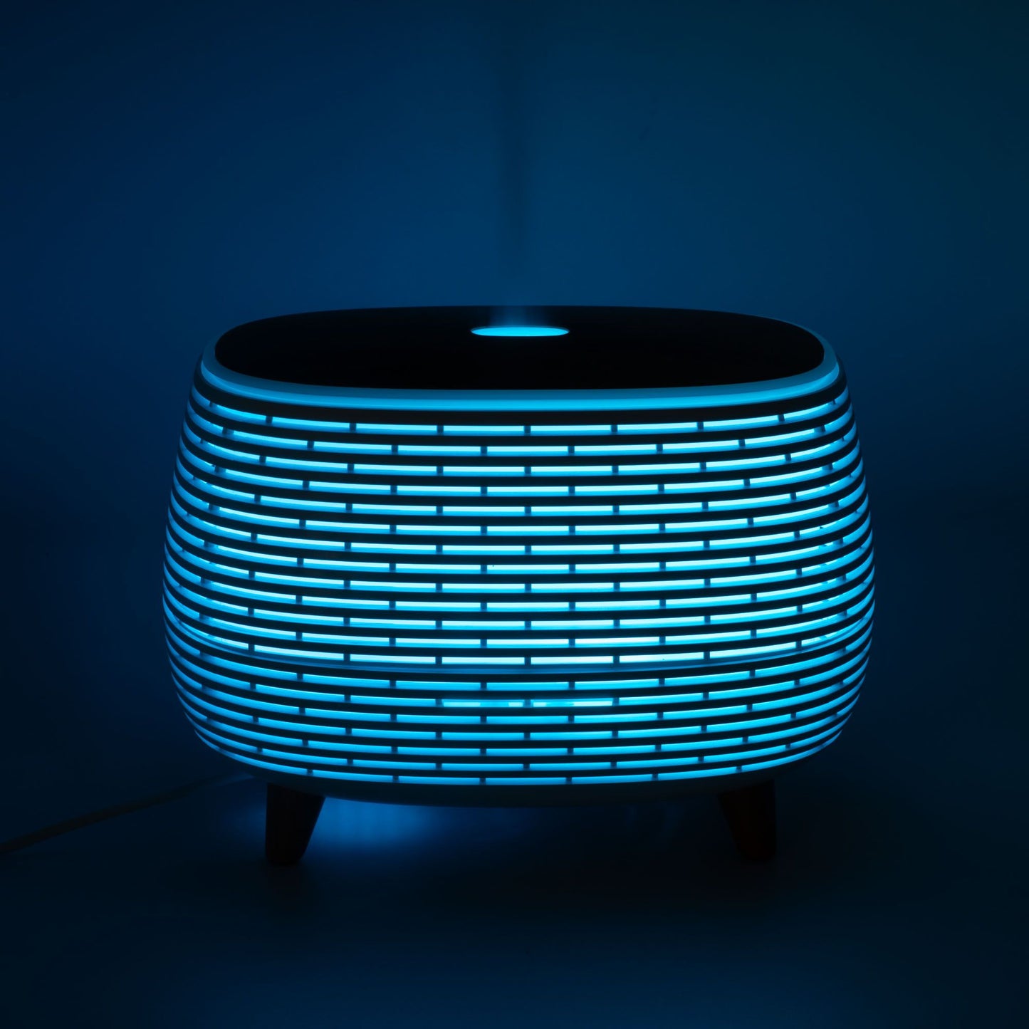Aromaterapia Futurista com estrias - USB - Mudança de cor - Controlo remoto