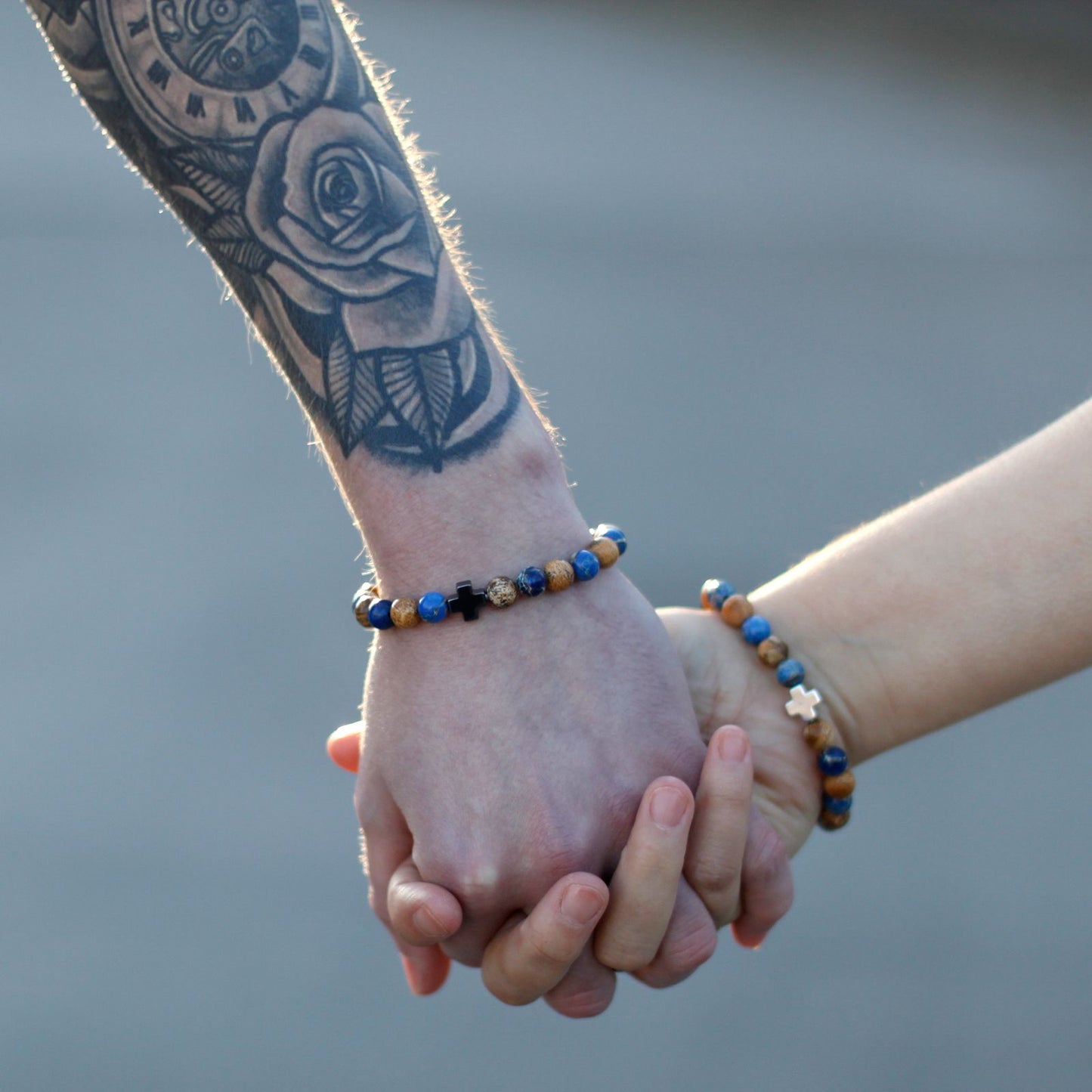 2 Pulseiras com Pedras Preciosas - Eternidade