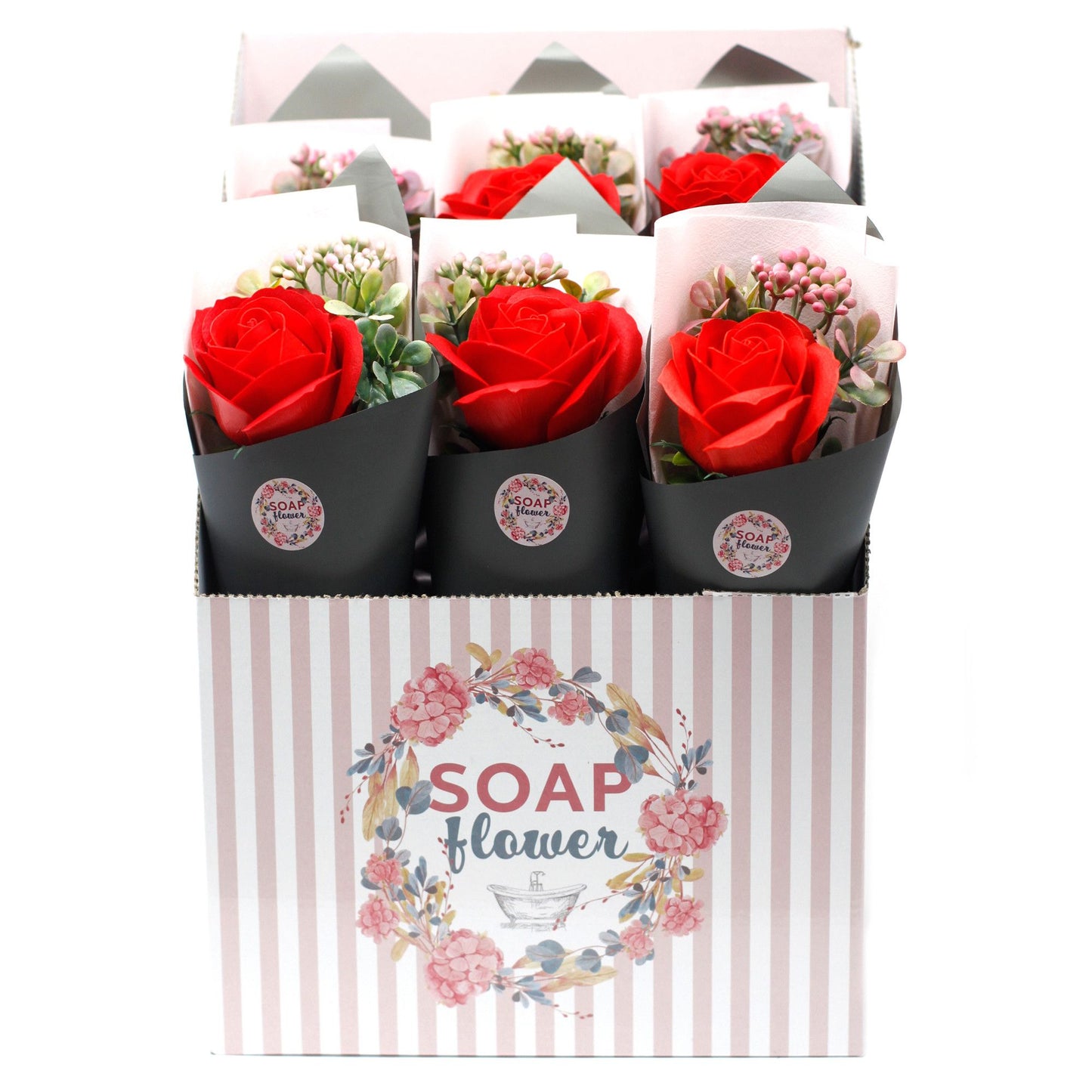 Flor de Sabão - Ramo de Rosas