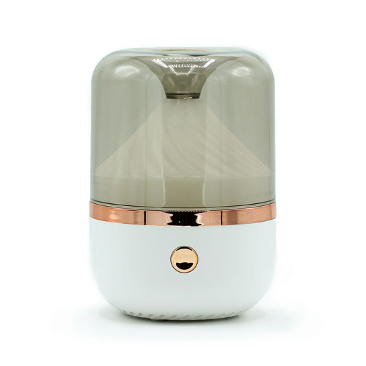 Difusor de Aroma Branco e Bronze - USB - Mudança de cor