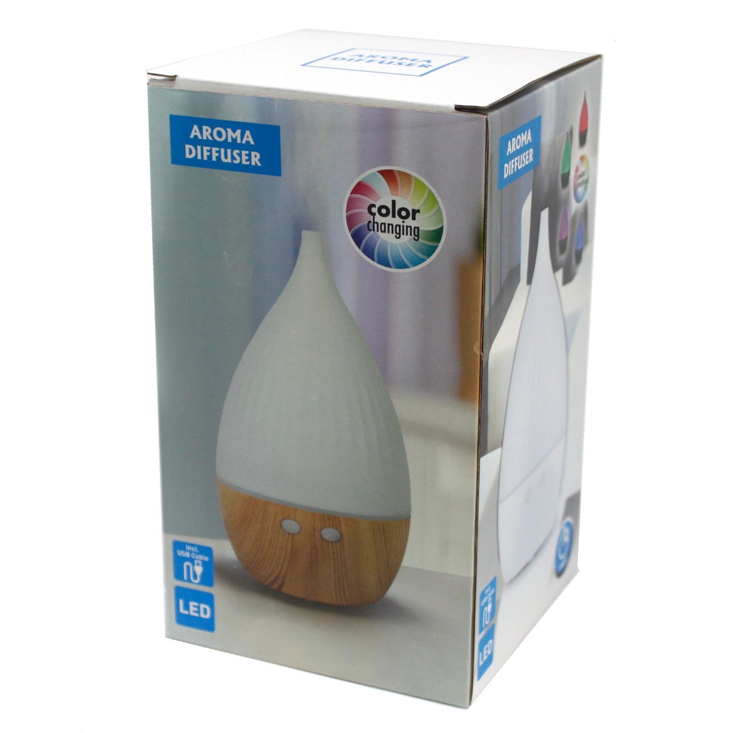 Atomizador Milão - USB - Mudança de cor