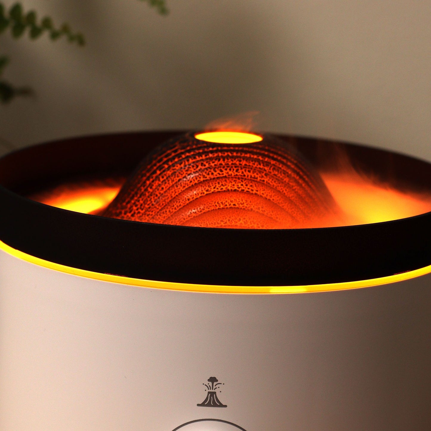Difusor de Aroma Grande com Efeito Vulcão (tomada) Duas Cores