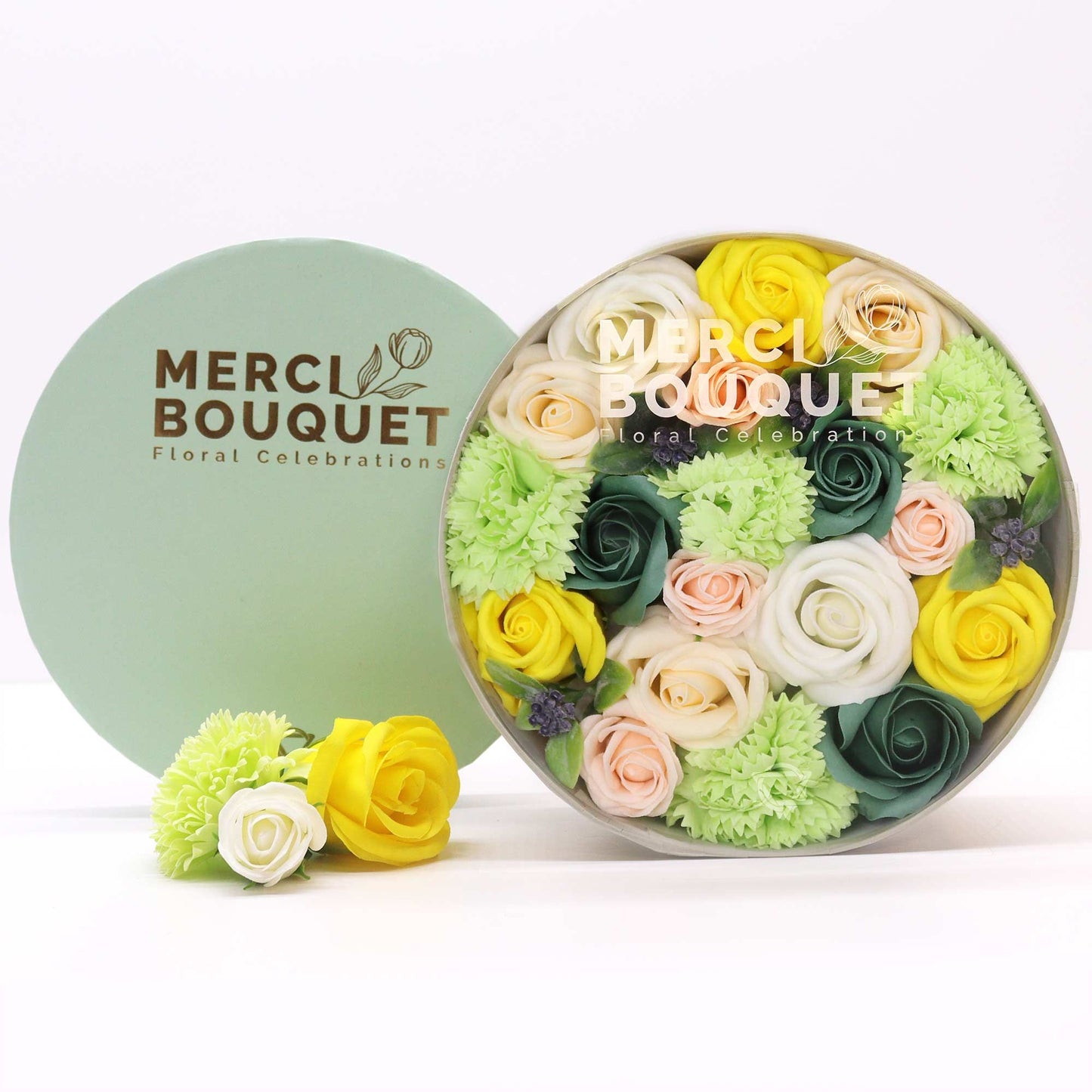 Caixa - Celebrações de Primavera - Amarelo e Verdes