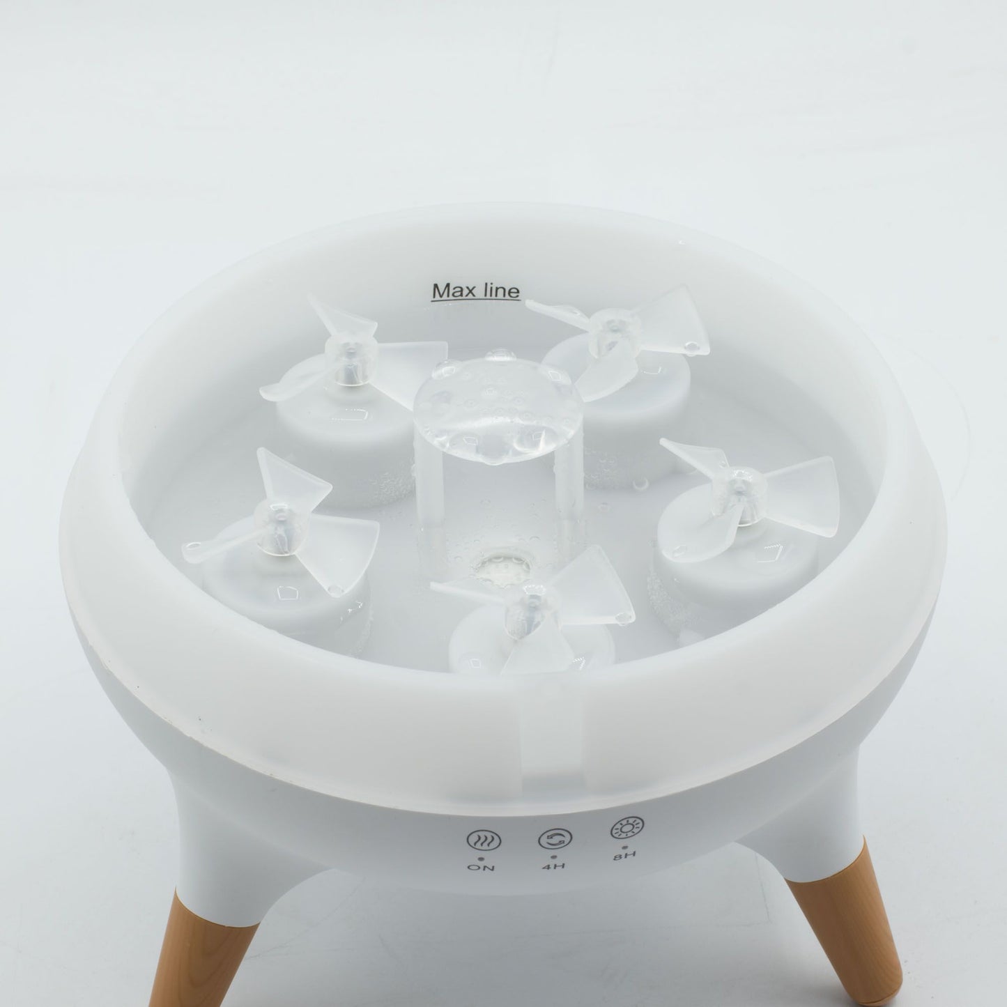 Difusor de aromas com efeito Jellyfish Puff e LED de mudança de cor