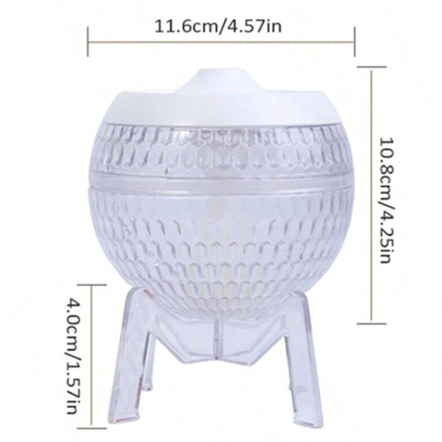 Difusor transparente Mondo Planet - USB - Mudança de cor (luz para baixo)