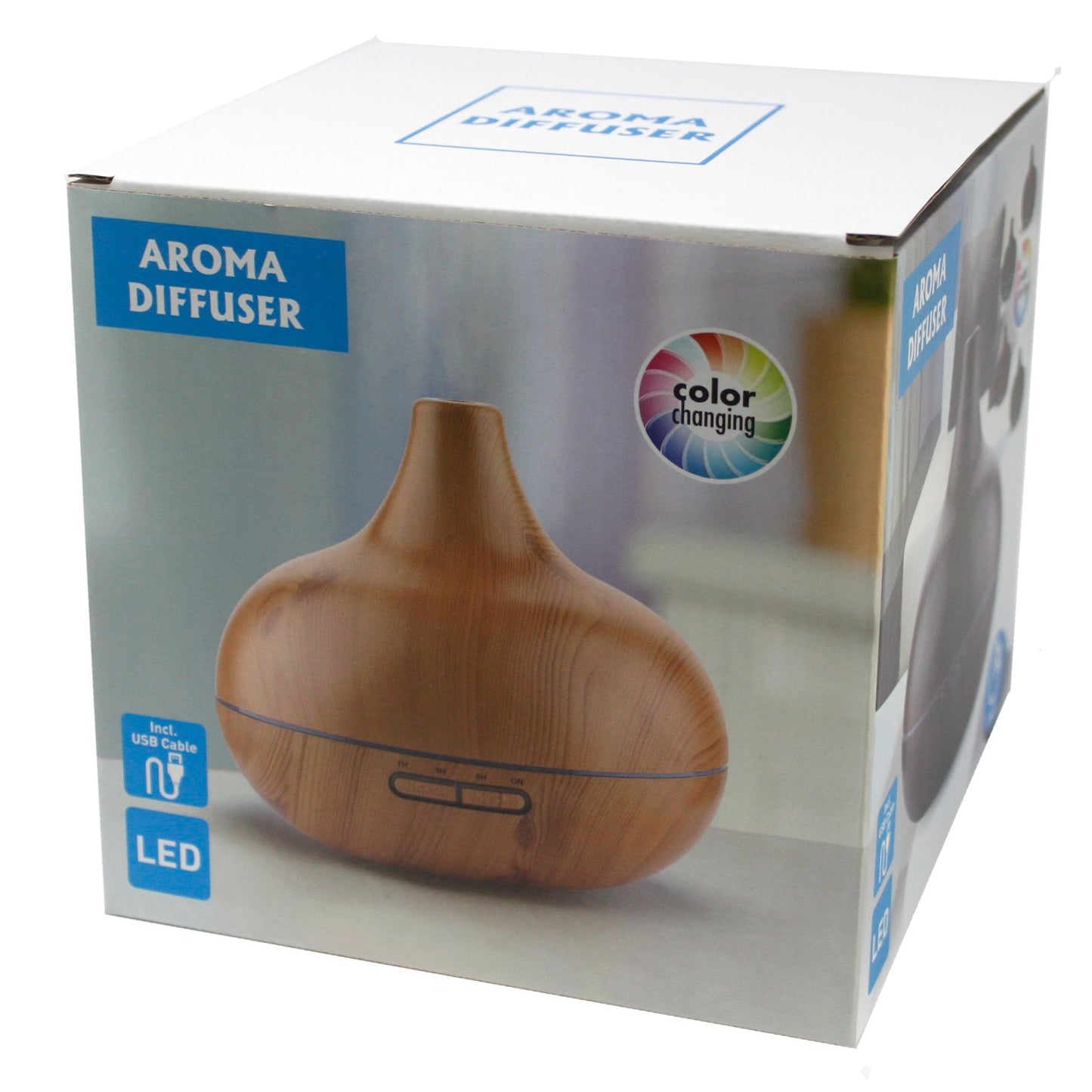 Atomizador Santorini - Efeito Concha - USB - Mudança de cor - Temporizador