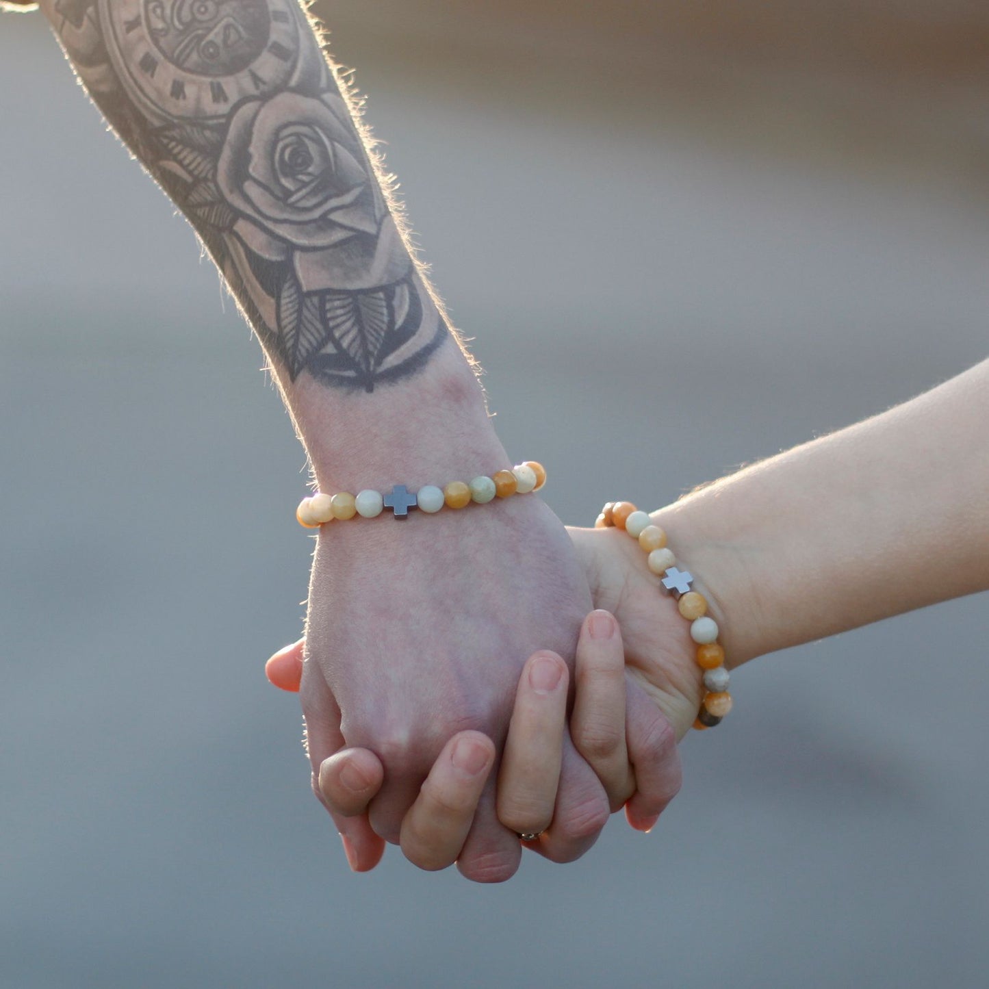 2 Pulseiras com Pedras Preciosas - Força