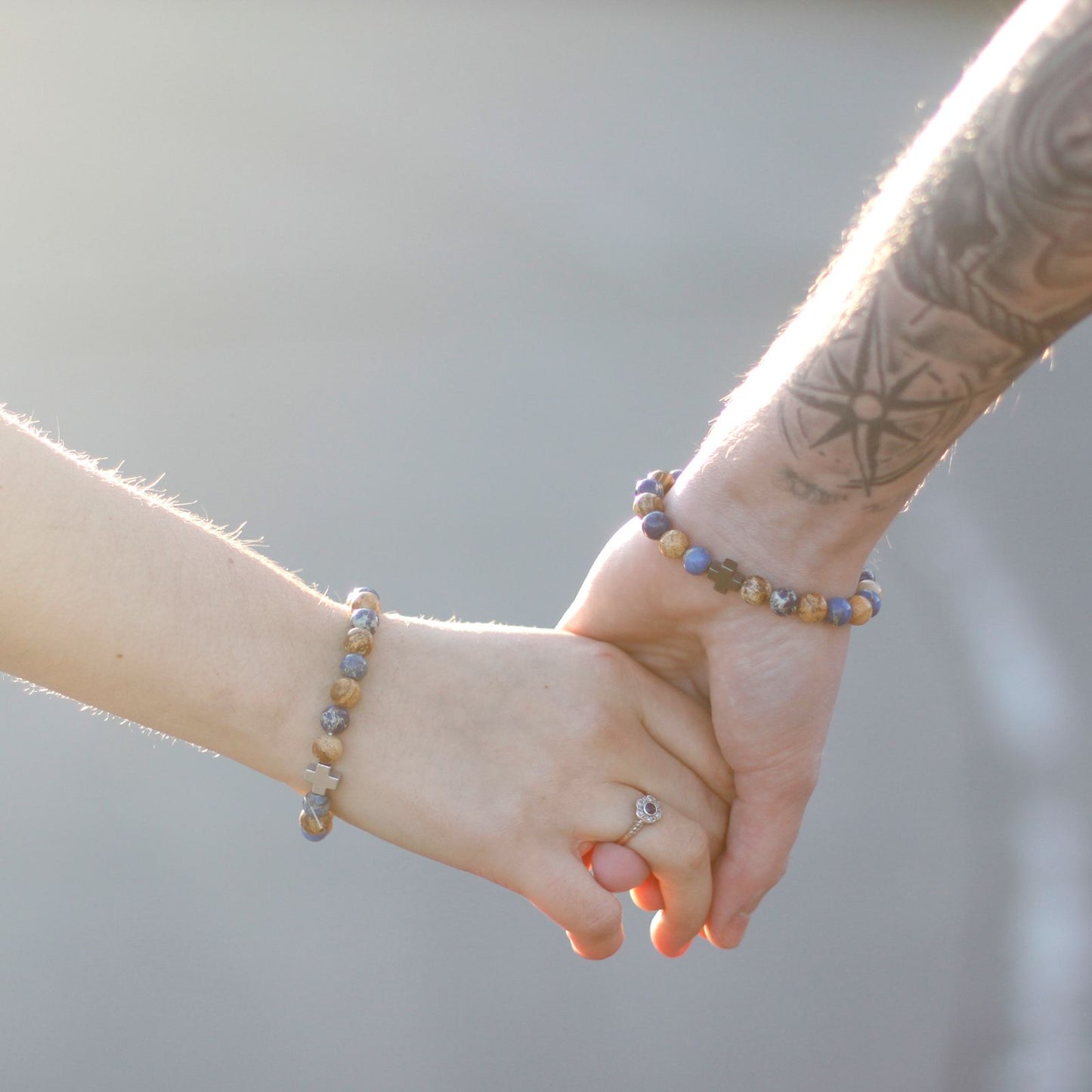 2 Pulseiras com Pedras Preciosas - Paz
