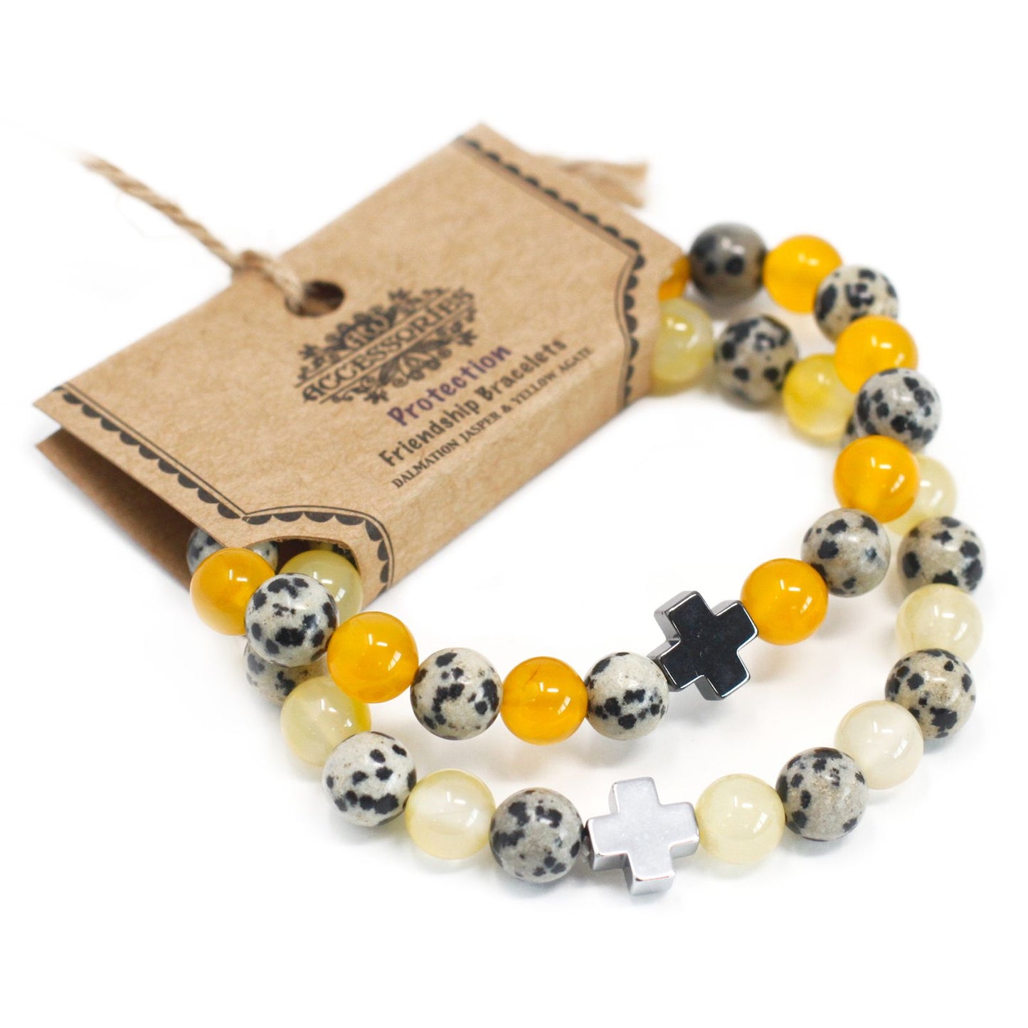2 Pulseiras com Pedras Preciosas - Proteção