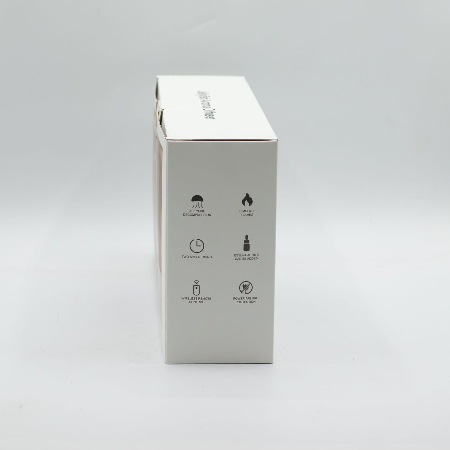 Difusor de aromas com efeito de modelo de barco e LED que muda de cor