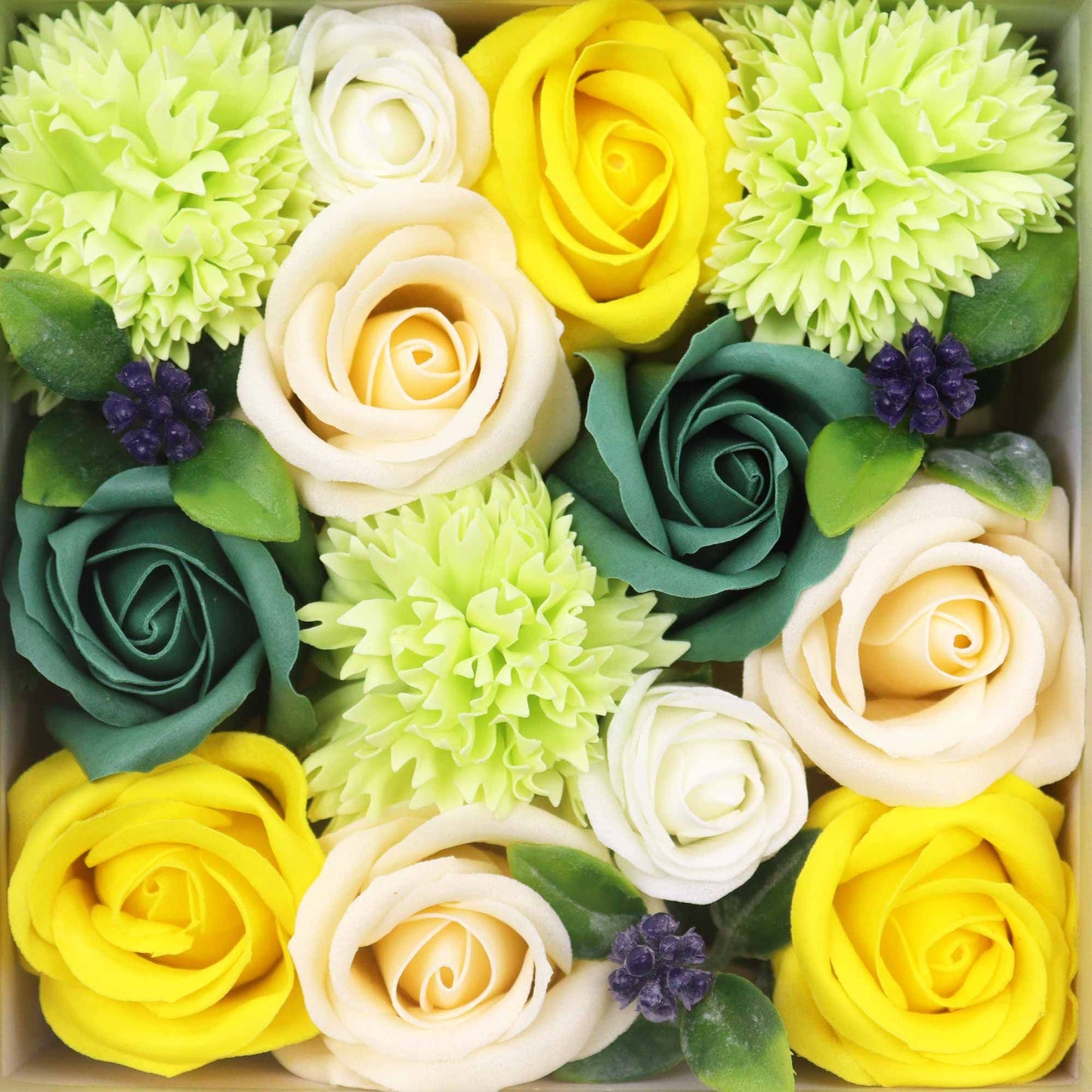 Caixa - Celebrações de Primavera - Amarelo e Verdes