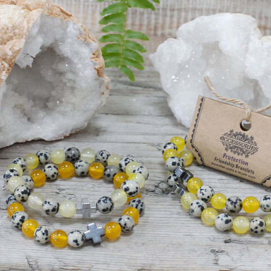 2 Pulseiras com Pedras Preciosas - Proteção