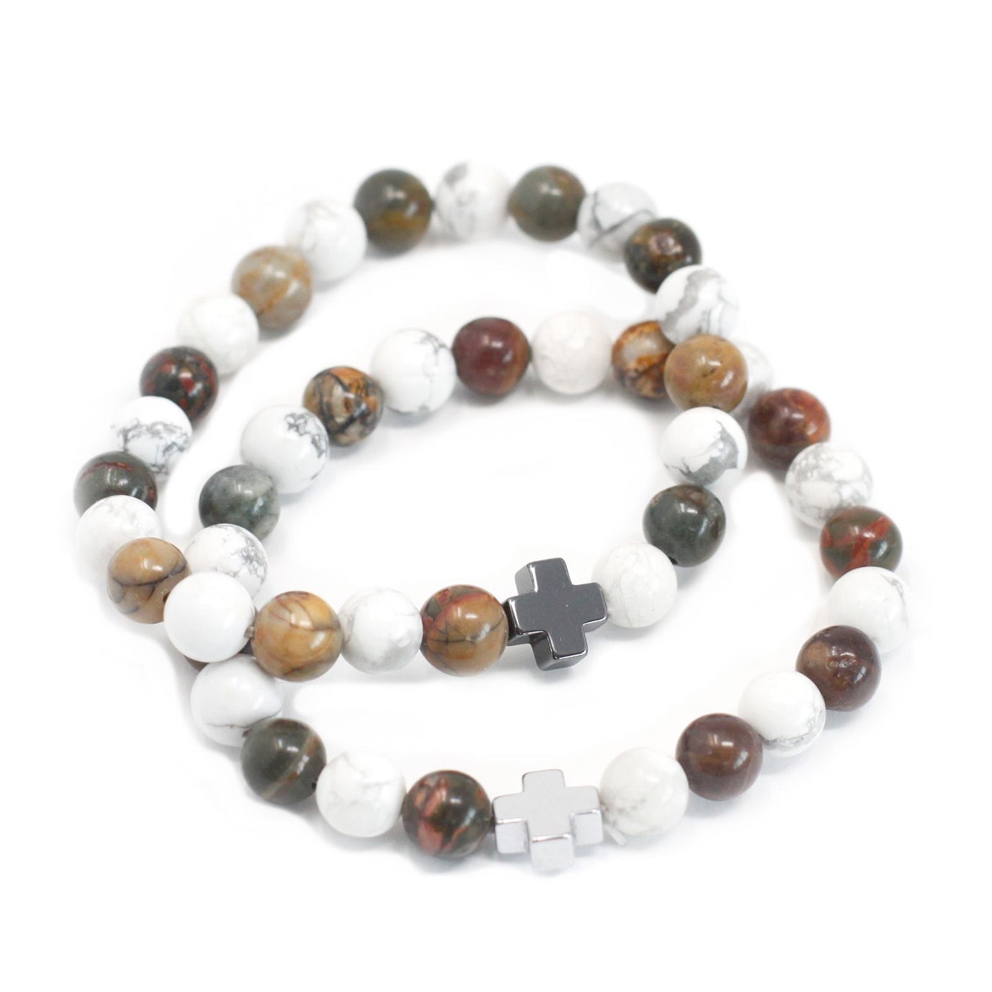 2 Pulseiras com Pedras Preciosas - Paz