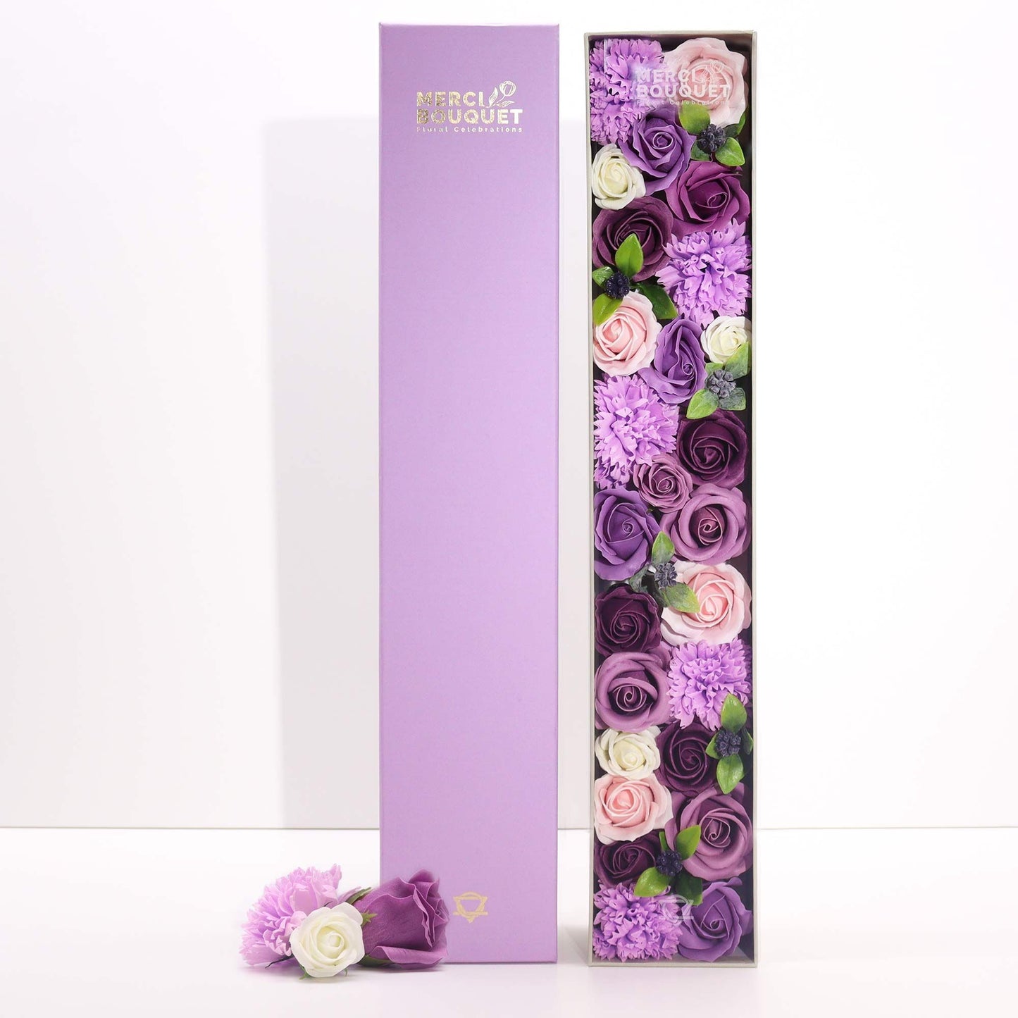 Caixa - Rosa Lavanda e Cravo