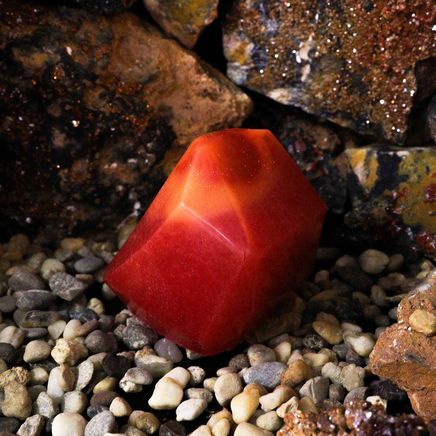 Sabão Elemental de Cristal - Fogo